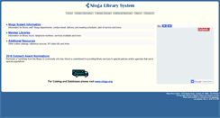 Desktop Screenshot of niogalibrary.org